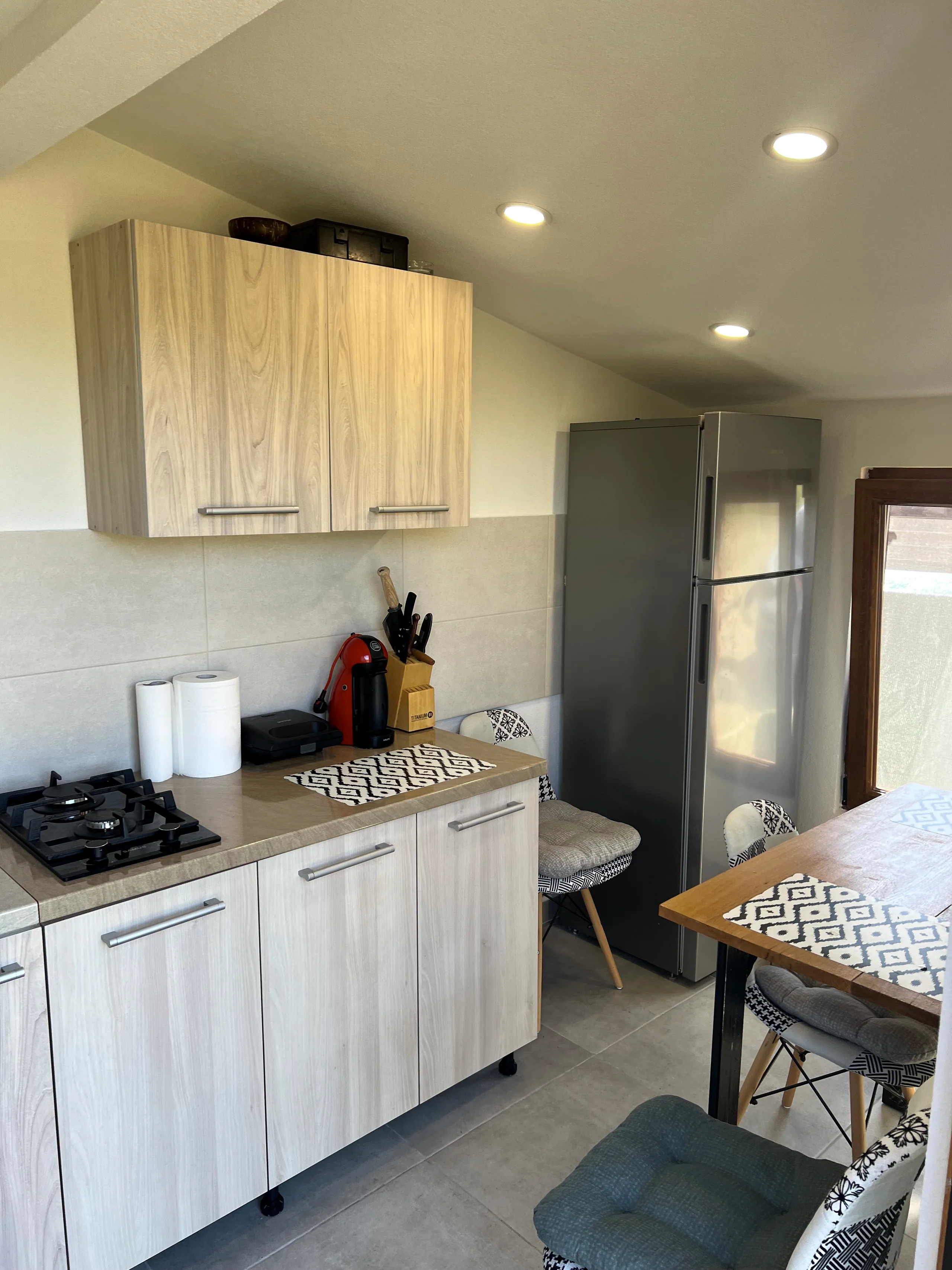 Kitchen with dining area